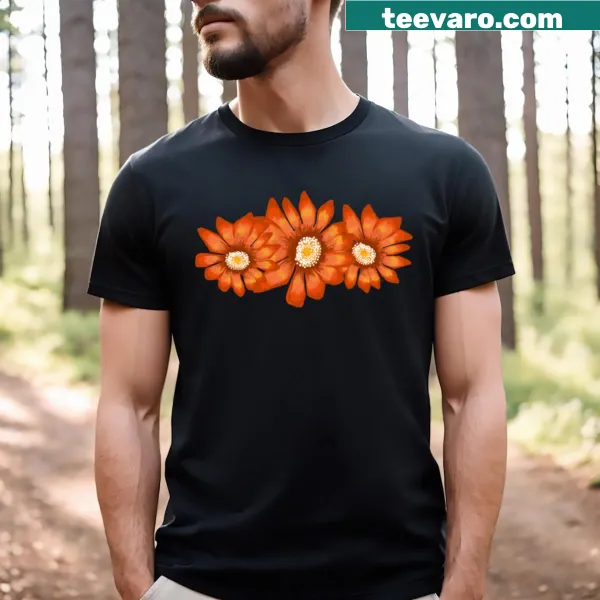 Women's T-shirt showcasing three sisters in a warm illustration