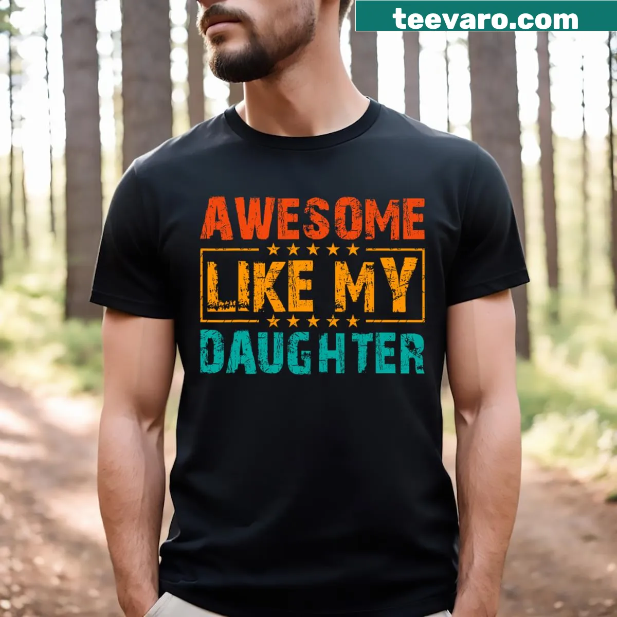 Funny Father's Day t-shirt celebrating proud dads — on a men's t-shirt