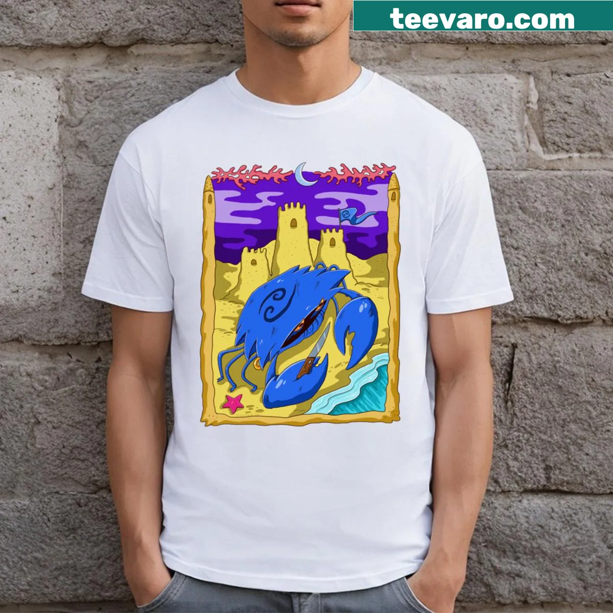 T-shirt promoting cancer awareness — on a men's t-shirt