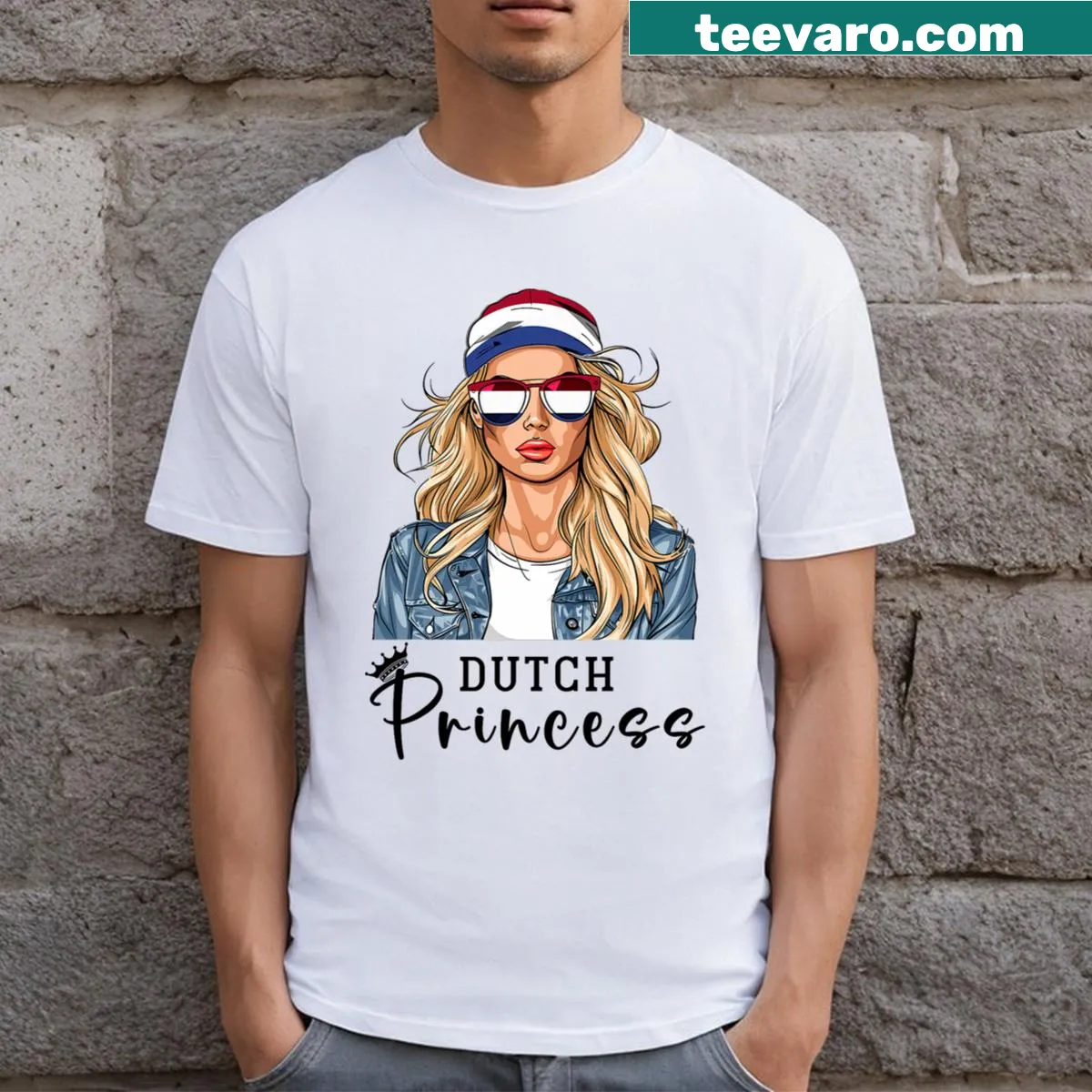 Patriotic T-shirt featuring eagle and USA flag designs — on a men's t-shirt