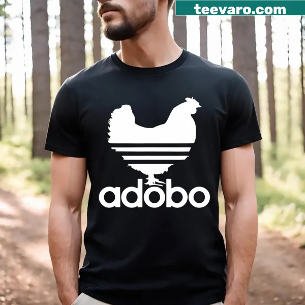 Illustrated T-shirt featuring Filipino adobo and cultural elements