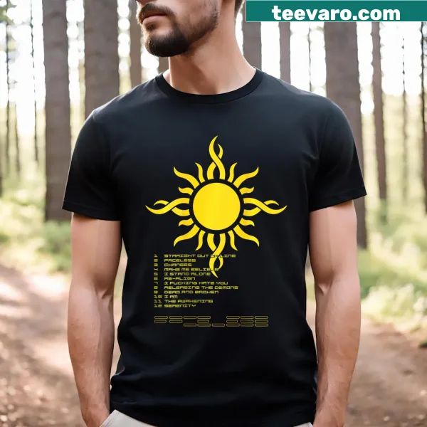 Faceless logo graphic of Godsmack on T-shirt
