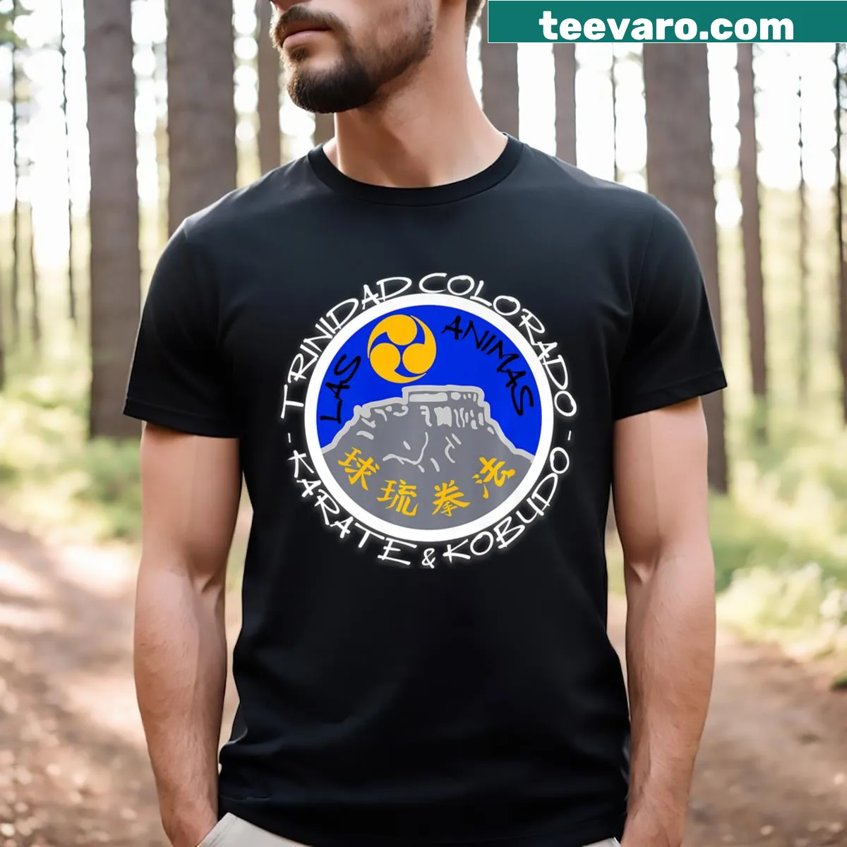 Illustrative t-shirt representing Trinidad, Colorado — on a men's t-shirt