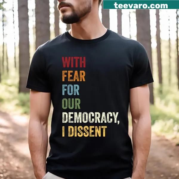 Thought-provoking quote on democracy from a T-shirt