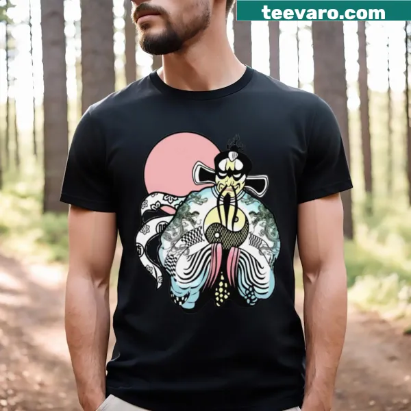 Vintage distressed t-shirt referencing 'Big Trouble with Fu Manchu'