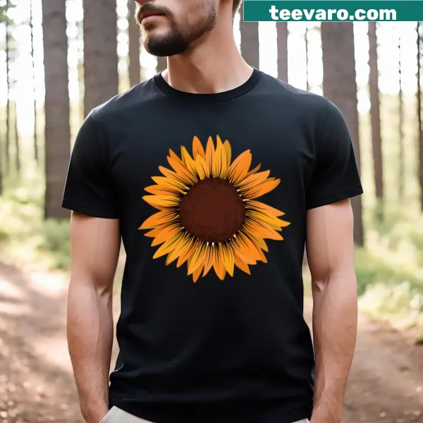 Floral design t-shirt celebrating nature's beauty