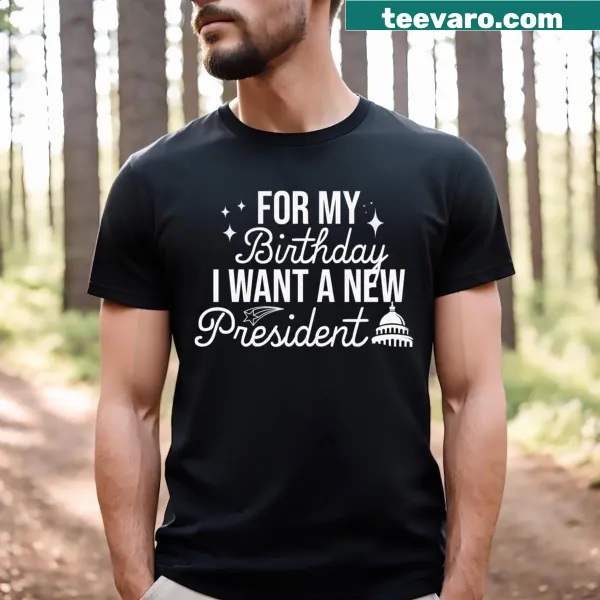 Playful t-shirt with humorous political statement