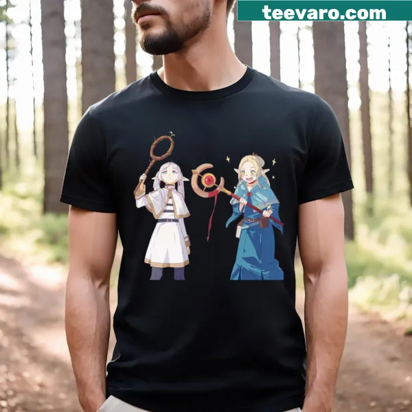 Illustrative T-shirt inspired by the fantasy series Frieren