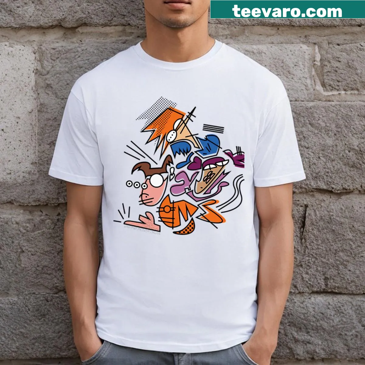Vintage-style graphic celebrating home movies on a T-shirt — on a men's t-shirt
