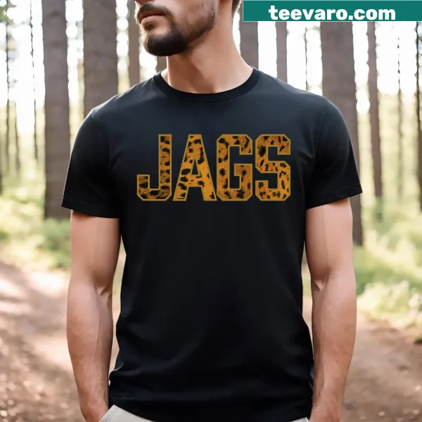Bold text Jags T-shirt for sports fans