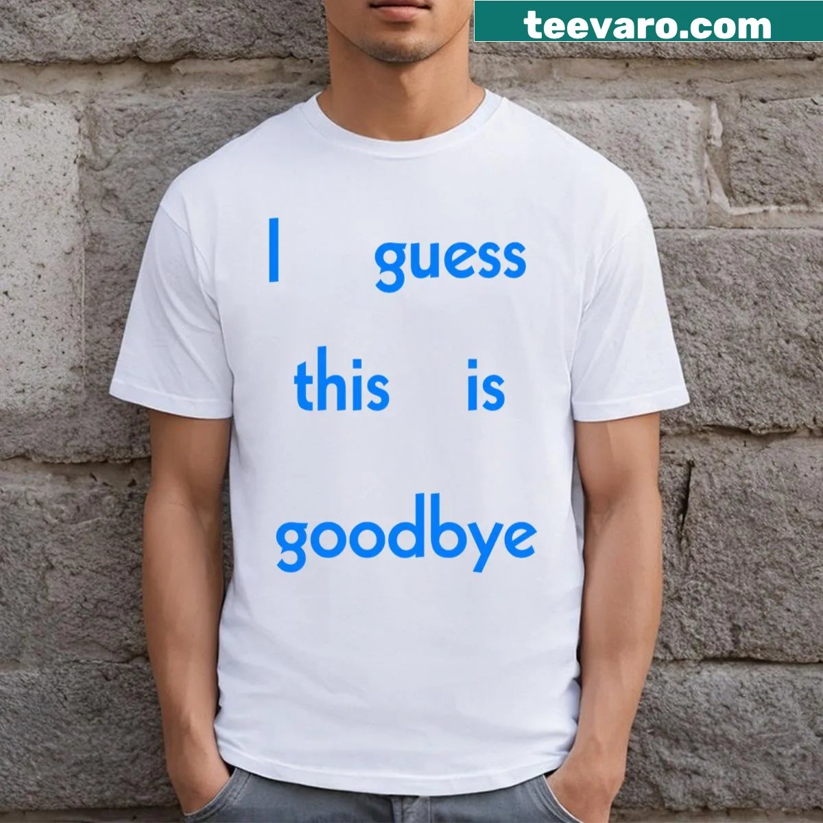 Typography t-shirt featuring a farewell message from Sofia Coppola's film — on a men's t-shirt