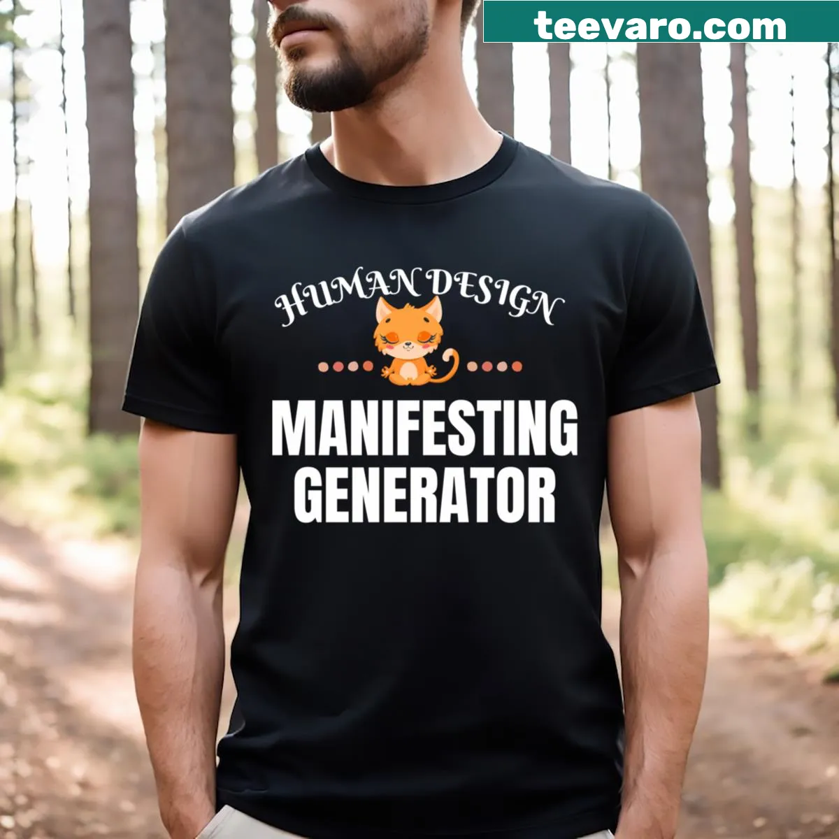 Dynamic graphics representing manifestation on a T-shirt. — on a men's t-shirt