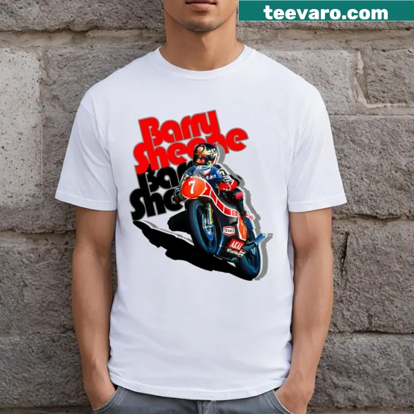 Vintage motorcycle sport logo t-shirt with a distressed appearance