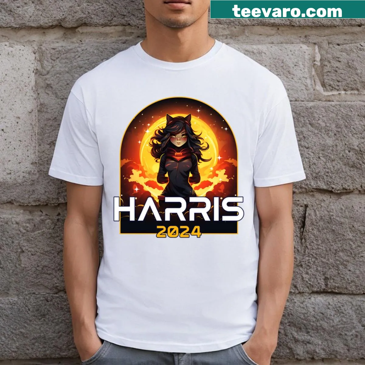 Shero 20 T-shirt with bold typography celebrating empowerment — on a men's t-shirt