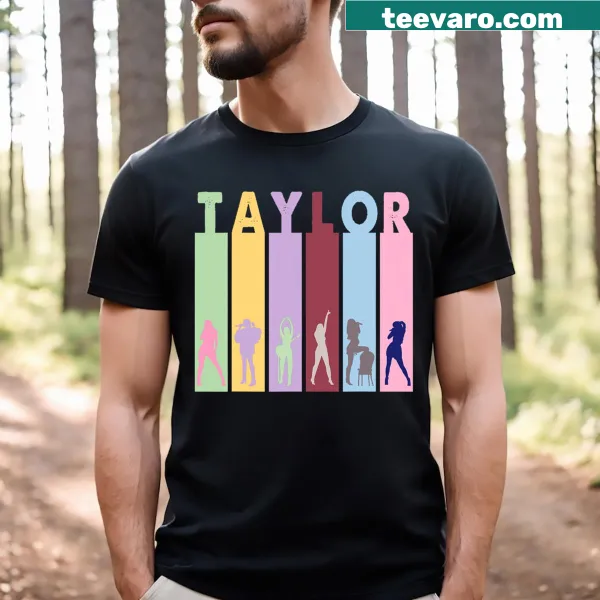 Personalized 80s I Love Taylor T-shirt for kids.