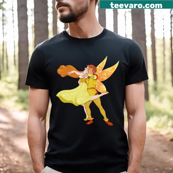Thumbelina and Cornelius illustrated t-shirt for kids