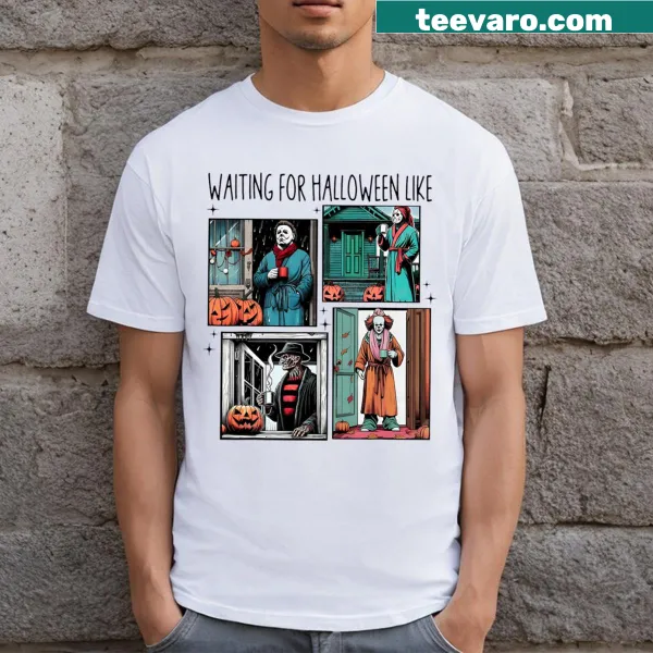 Cartoon Halloween t-shirt for kids anticipating spooky season