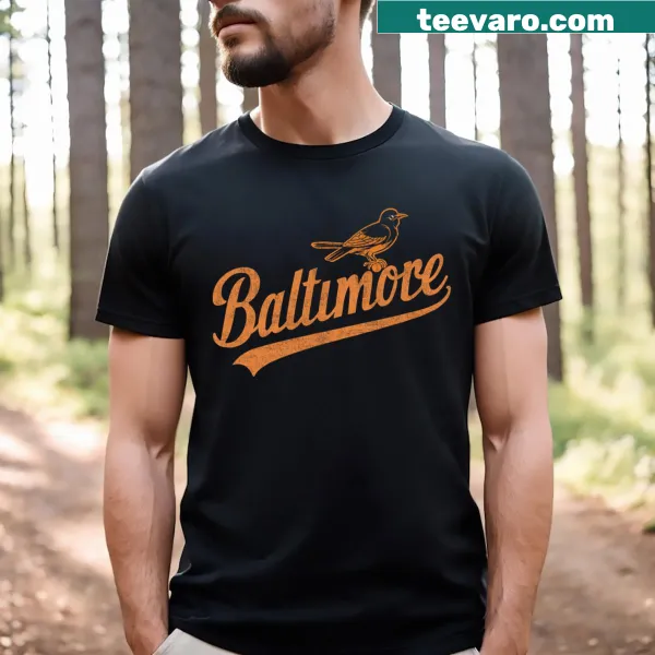 Retro vintage Baltimore name T-shirt with classic typography
