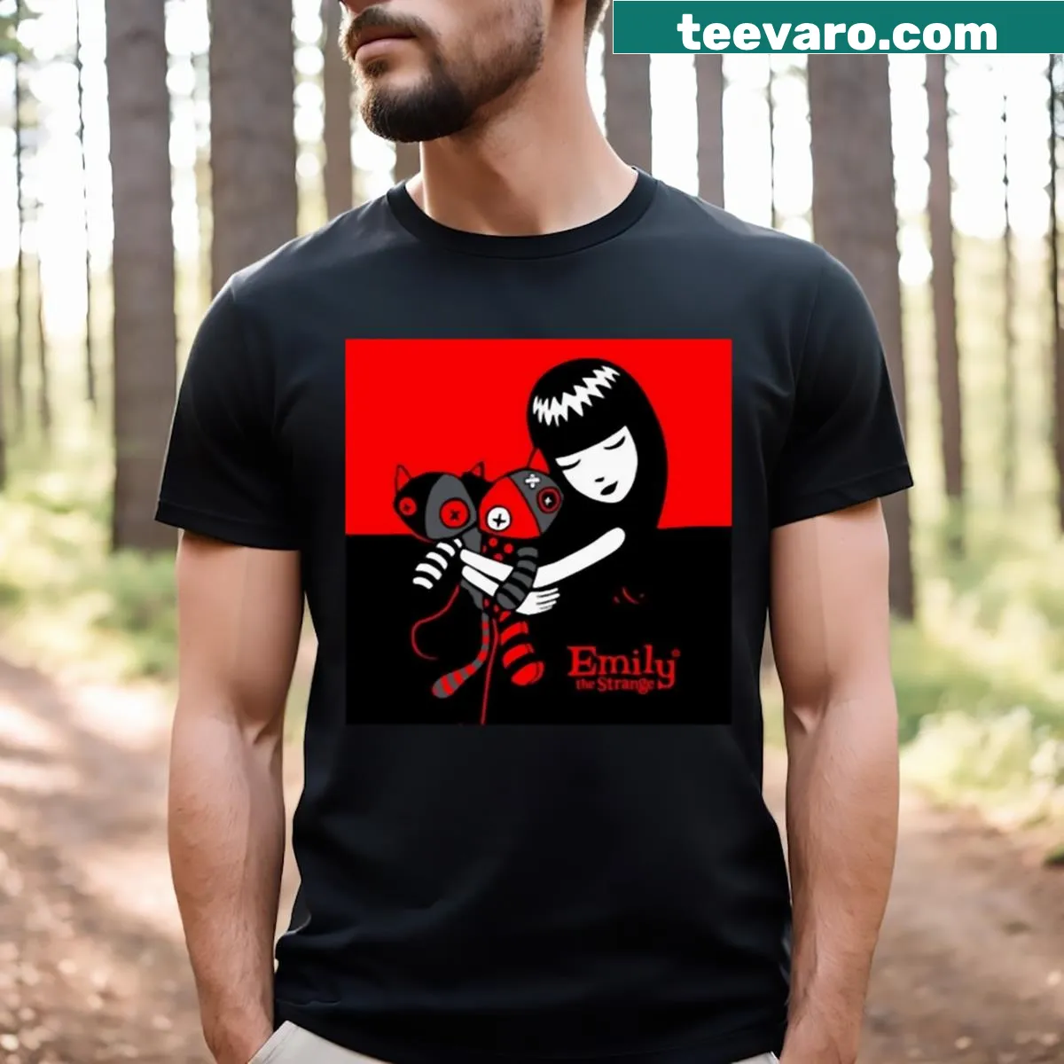 Playful logo design for Cartoon Movies Emily on a T-shirt — on a men's t-shirt
