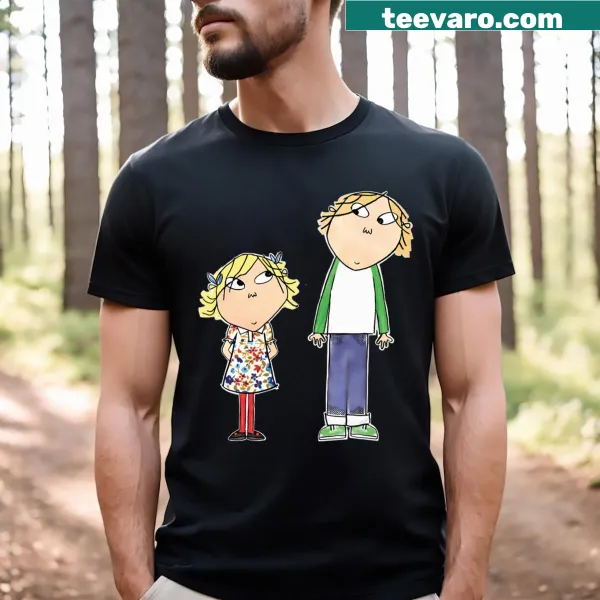 Charlie-themed T-shirt showcasing cheerful designs