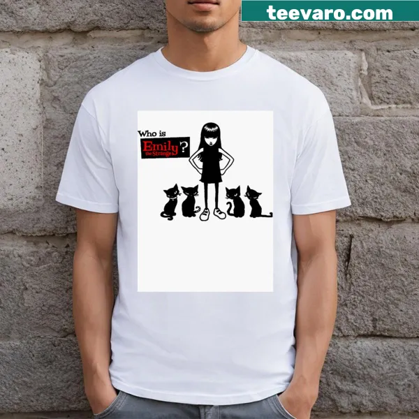 Cartoon logo graphic on t-shirt