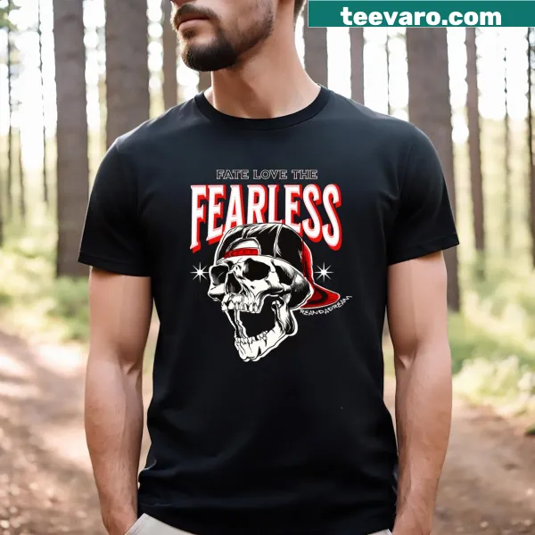 Inspirational T-shirt with the phrase 'Fate Love The Fearless'