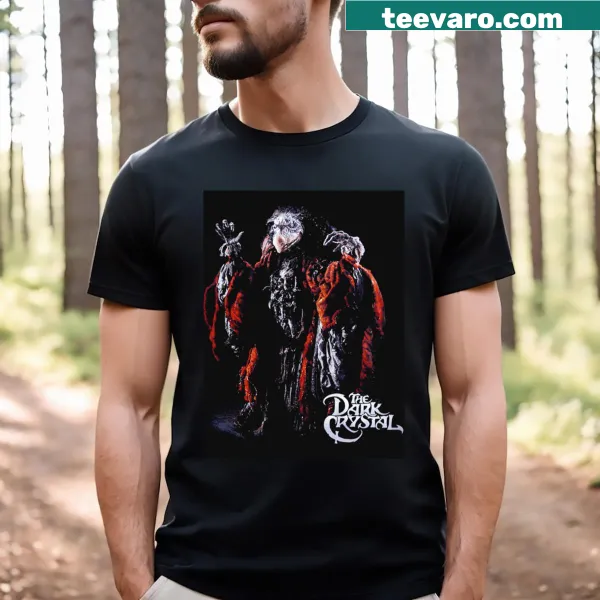 Vintage-style T-shirt featuring a dark fantasy films logo