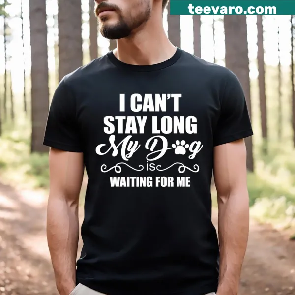 Funny dog lover t-shirt with bold text about dogs.