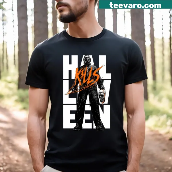 Graphic T-shirt featuring Michael Myers from Halloween Kills