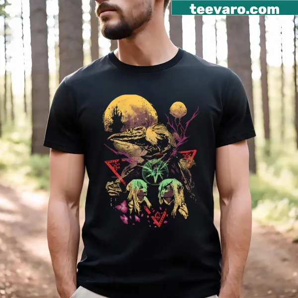 Dark logo t-shirt inspired by fantasy films