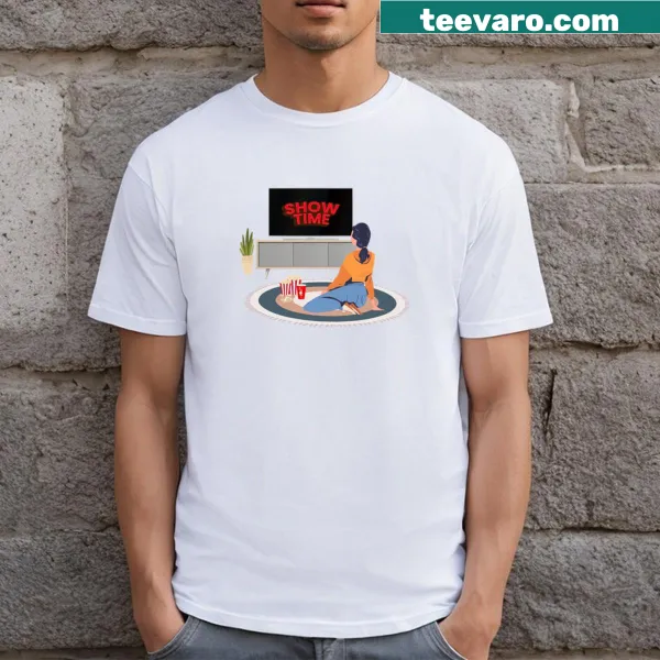 Shirt featuring the phrase 'Show Time' in stylized typography