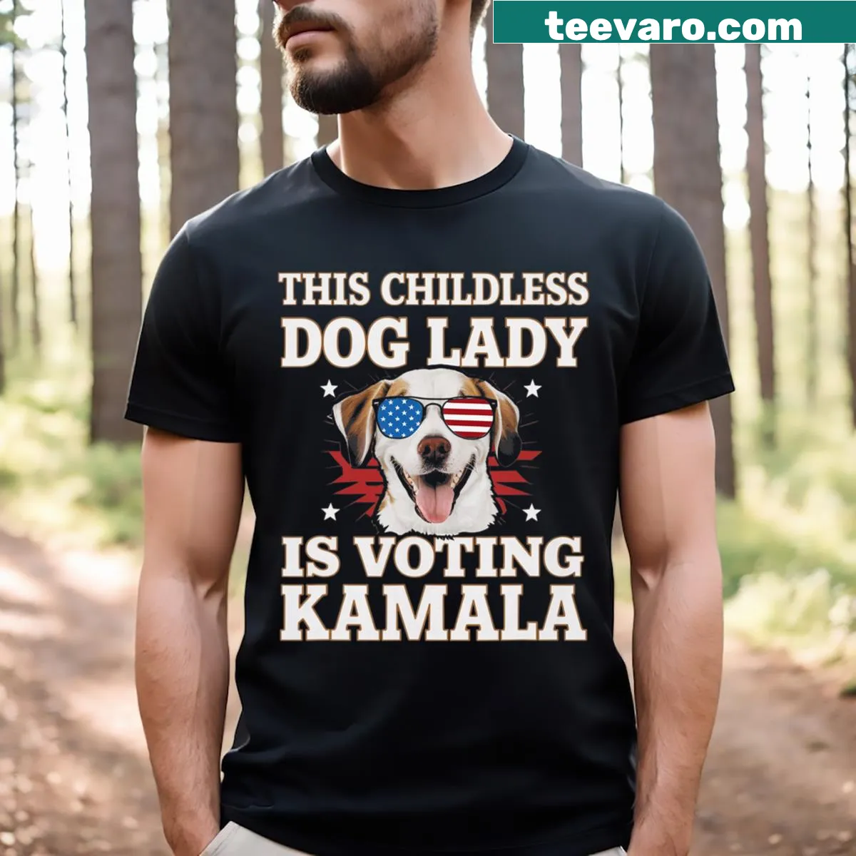 Funny design celebrating dog ownership on T-shirt — on a men's t-shirt