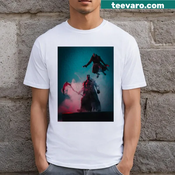 Dark-themed T-shirt featuring Vengeance Of The Night graphic.
