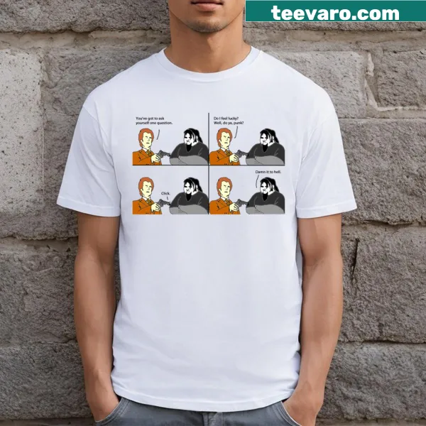 Funny emo-themed T-shirt with sassy quote