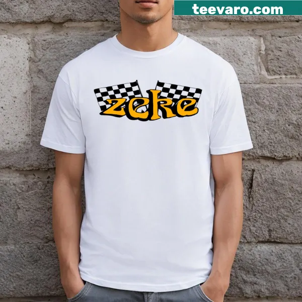 Edgy punk band graphic with flags on a t-shirt