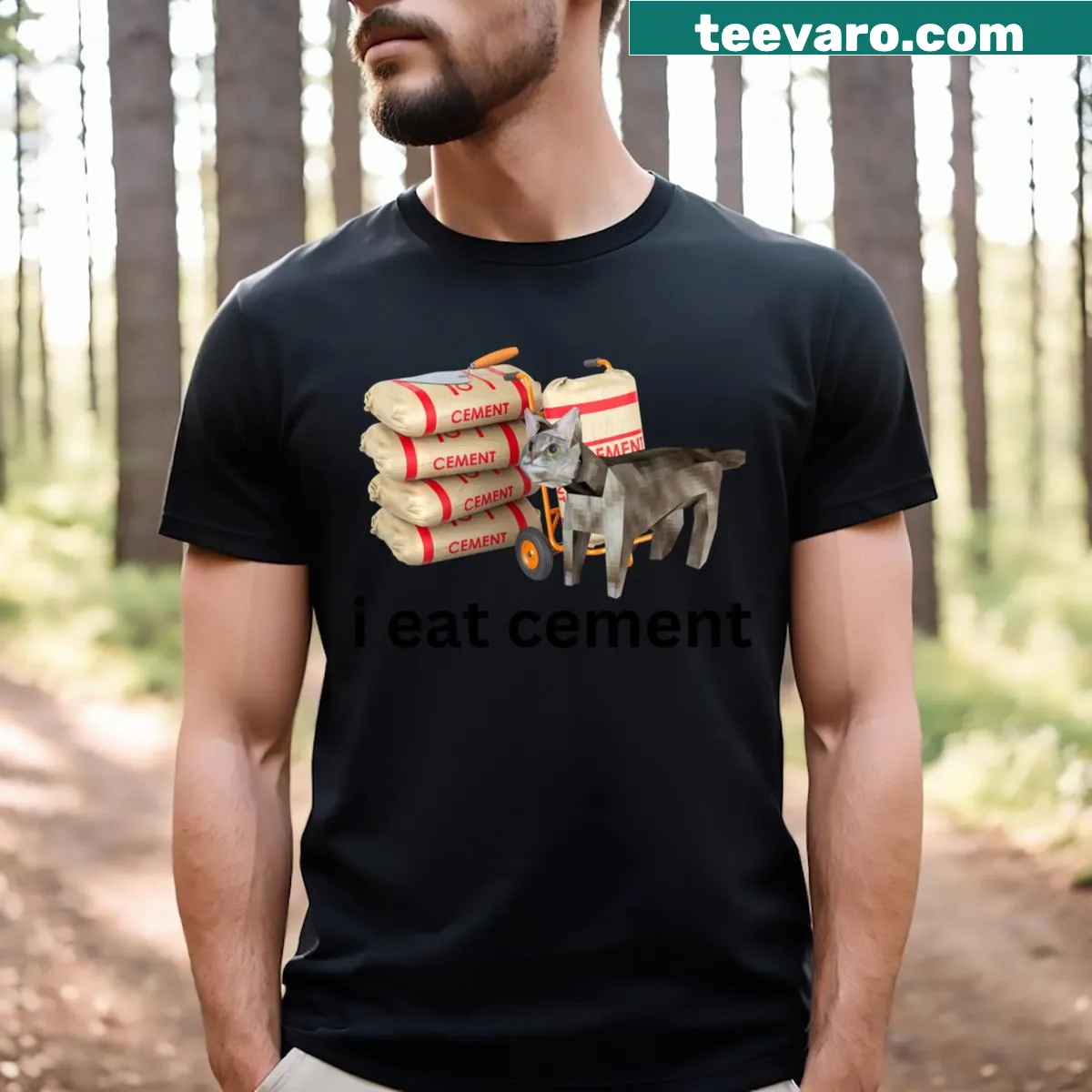 Edgy shirt featuring the text 'I Eat Children' with clown imagery — on a men's t-shirt