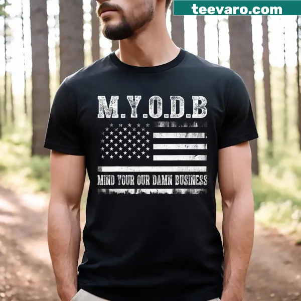 T-shirt with the phrase 'Myodb' in bold typography