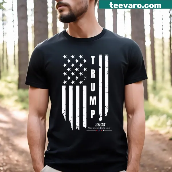 Make America Joyful Again t-shirt with uplifting illustrations