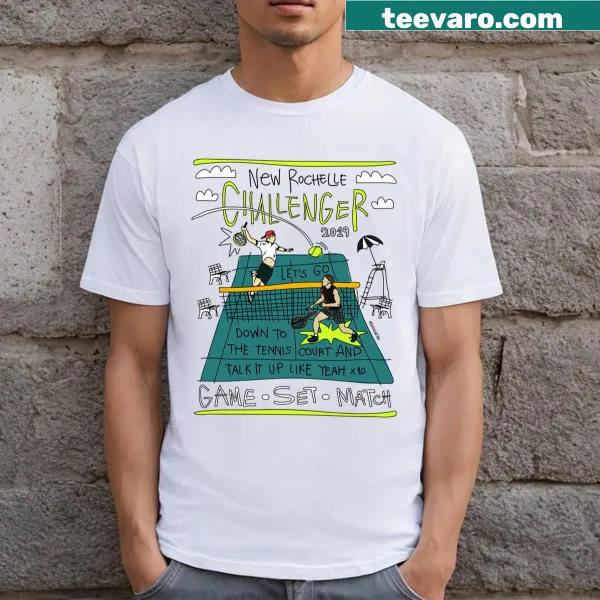 Vintage-style Challengers X Tennis Court graphic T-shirt