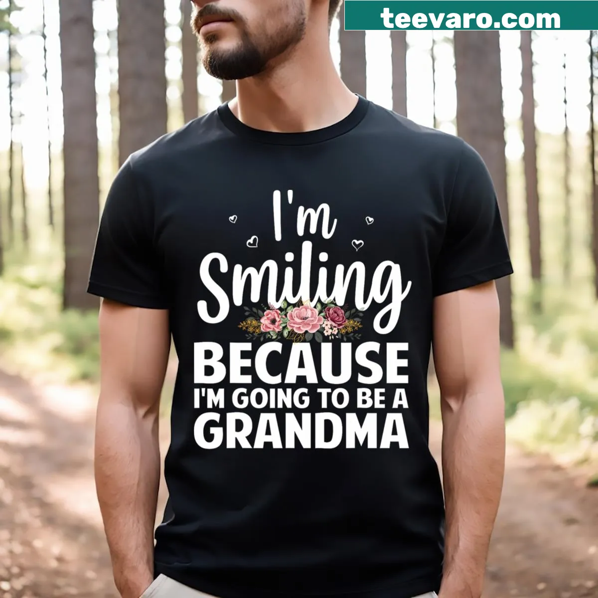 Humorous graphic design celebrating grandmas — on a men's t-shirt