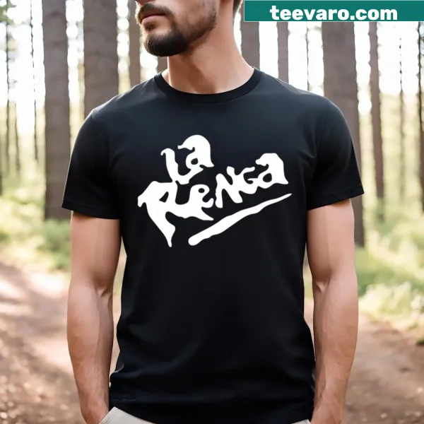 T-shirt featuring the name of La Renga rock band.