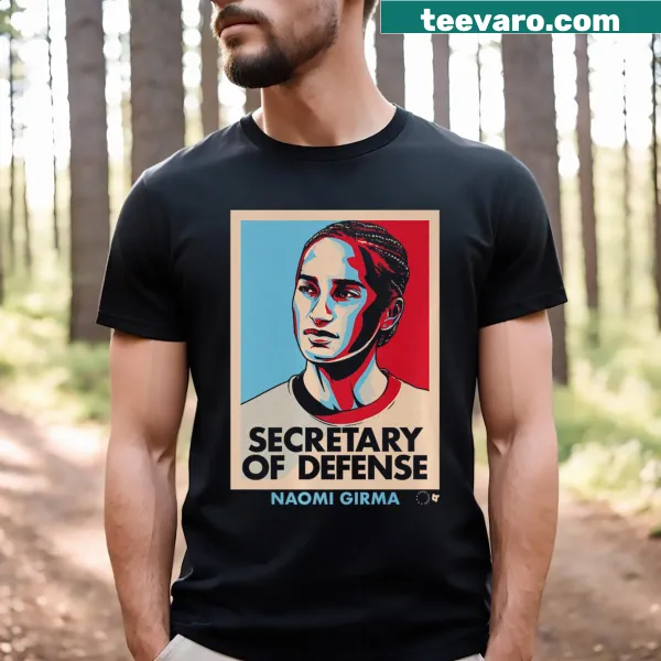 T-shirt honoring Naomi Girma with bold typography