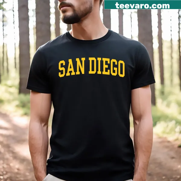 Vintage San Diego baseball T-shirt with city text