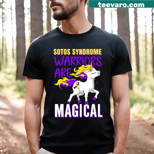 Cute unicorn awareness graphic t-shirt for Sotos Syndrome