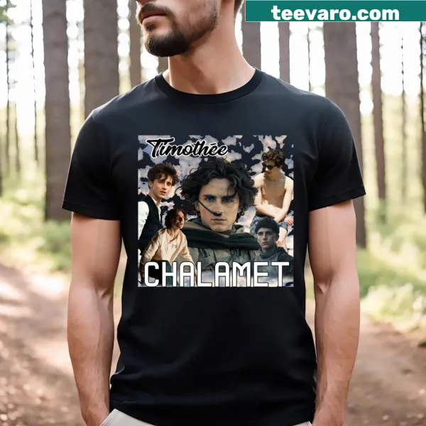 Whimsical T-shirt with a playful graphic of Timothee