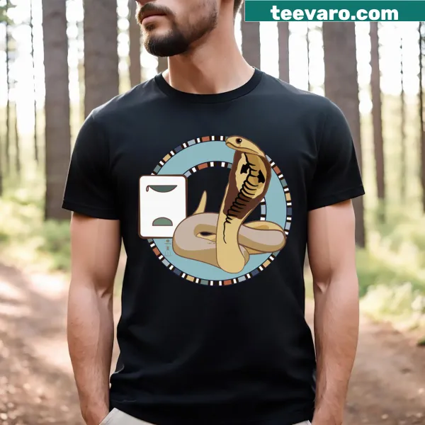 Illustrative T-shirt featuring an Ancient Egyptian cobra