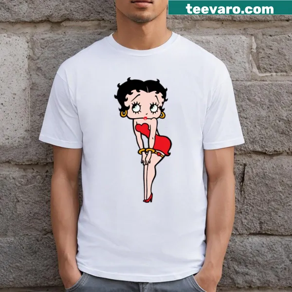 Minimalist red t-shirt with simple design