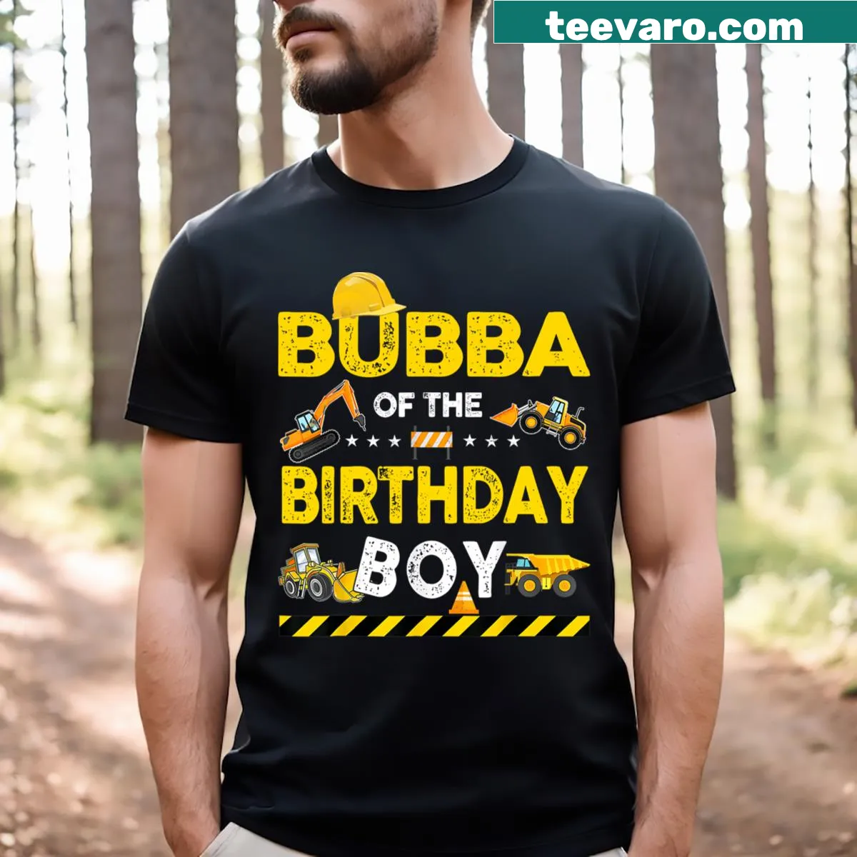 Illustration of a dad celebrating his son's birthday — on a men's t-shirt