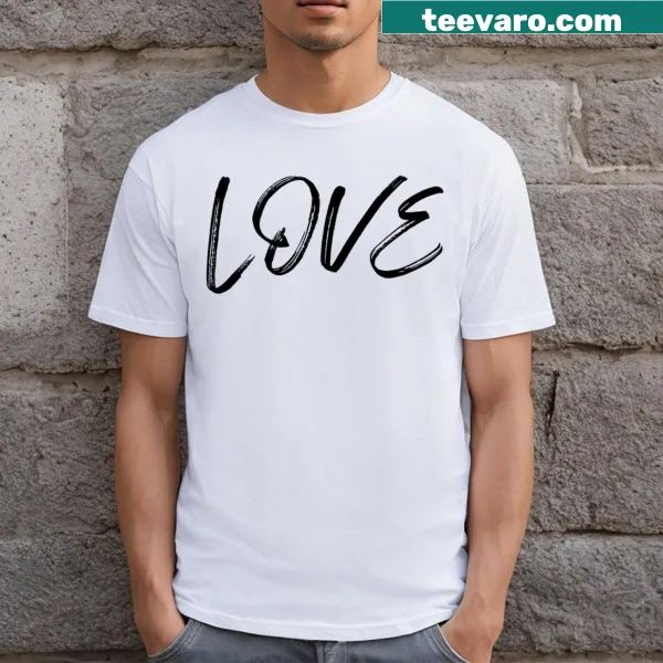 Illustration of blossoms symbolizing love on a T-shirt