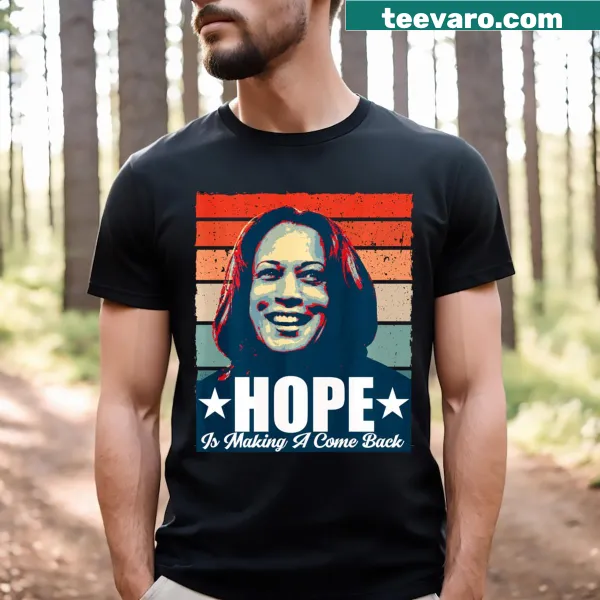 Bold text design expressing hope for Kamala Harris 2024
